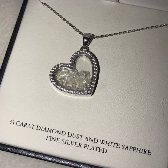 Diamond Dust Jewelry - NWOT 1/2 carat Diamond Dust necklace